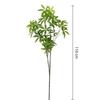 Plastic Artificial Green Planting Green Fake Branches Realistic Artificial Pachira Aquatica  Home