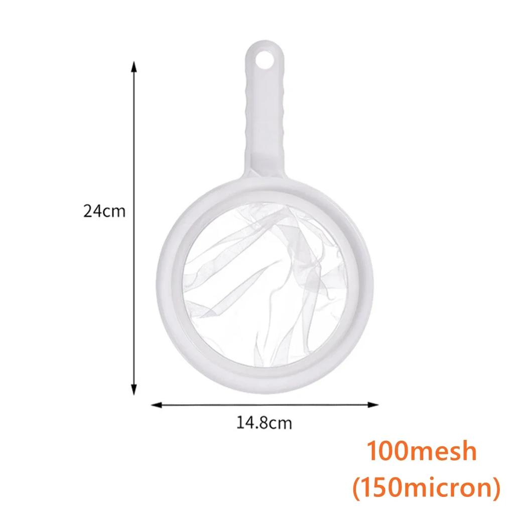 Feinsieb Löffel Küche Lebensmittelsiebe Wiederverwendbares Feinsieb Sieb Sieb für Saft Sojamilch Kaffee Wein Filter