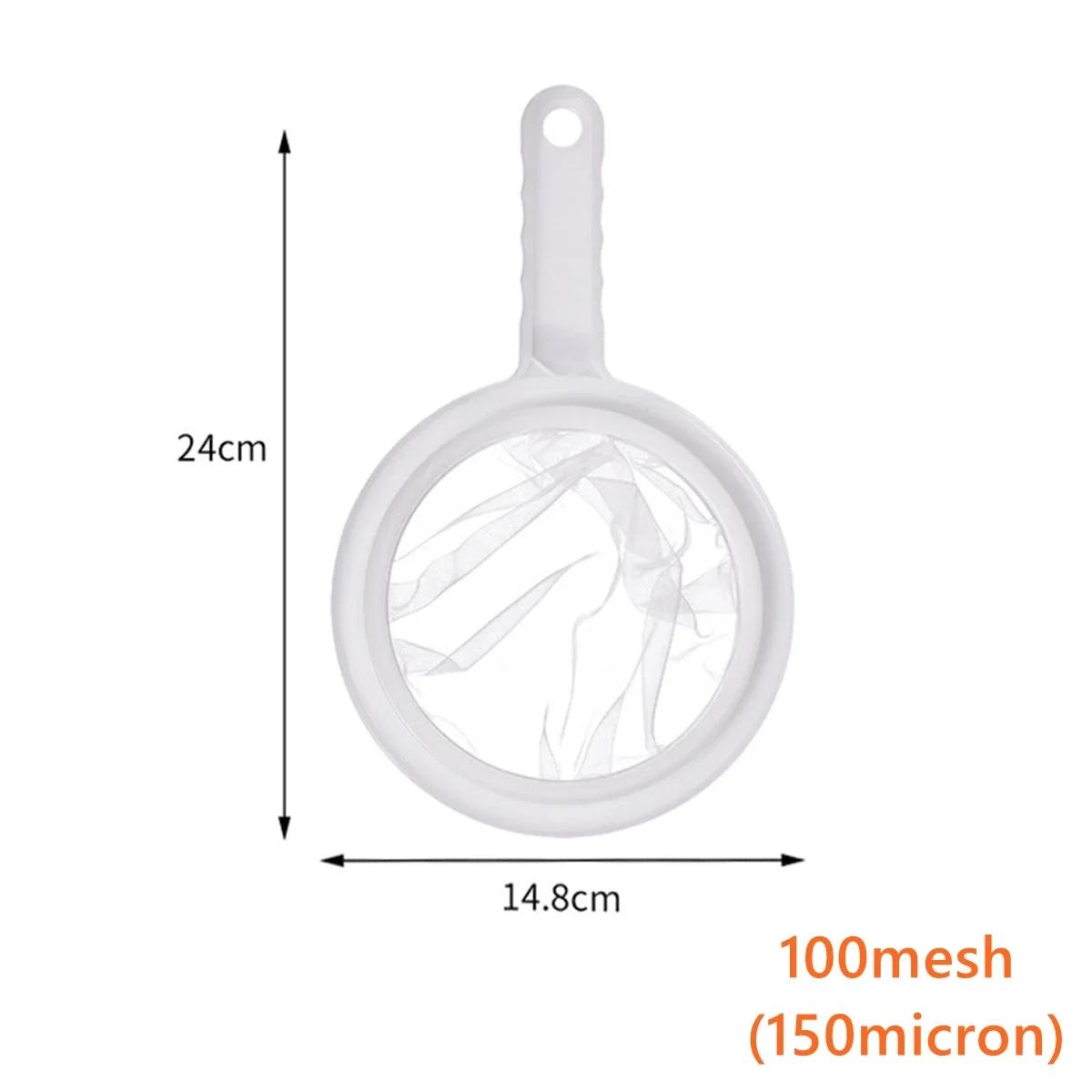 

Fine Mesh Strainer Spoon Kitchen Food Strainers Reusable Fine Colander Mesh Sieve Strainer for Juice Soy Milk Coffee Wine Filter