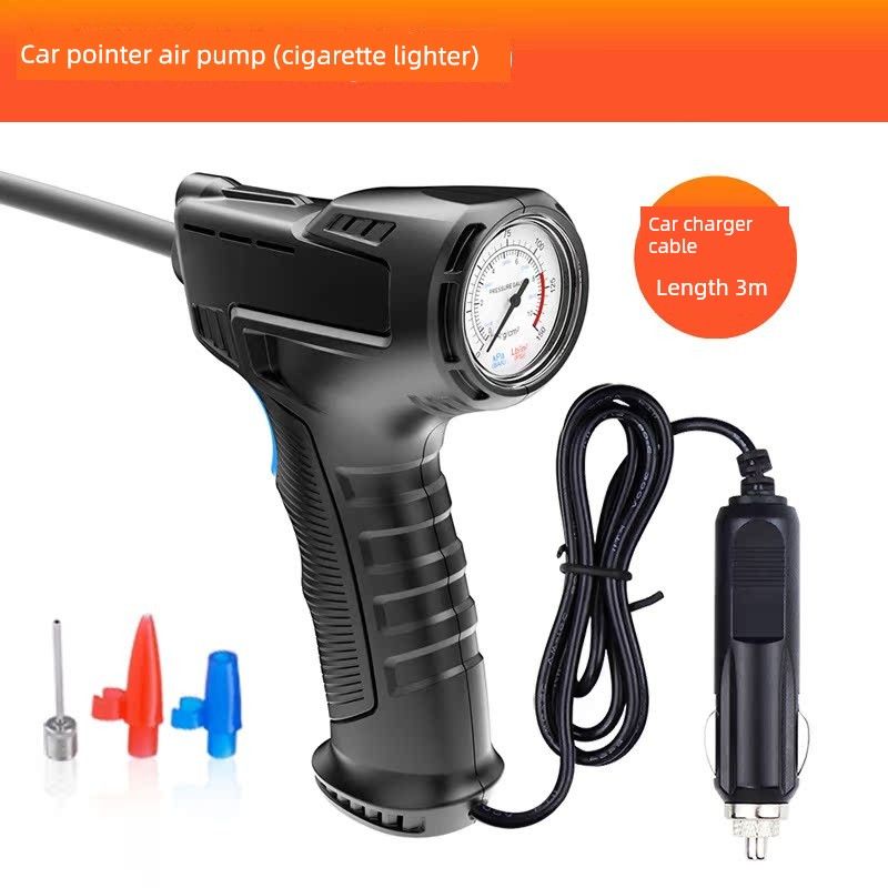 

Brand New 3665 Mini Portable Handheld Electric Car Air Pump Suitable for Home Use, Cars, Basketball, and Electric Vehicles Cigarette Lighter Pointer Type