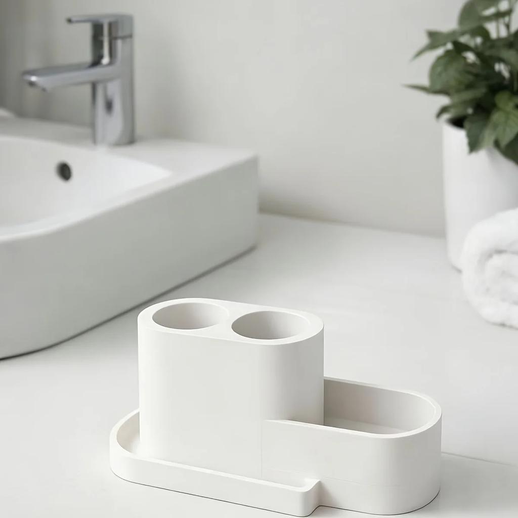 Electric Toothbrush Holder with Removable Base, Detachable Base for Easy Cleaning