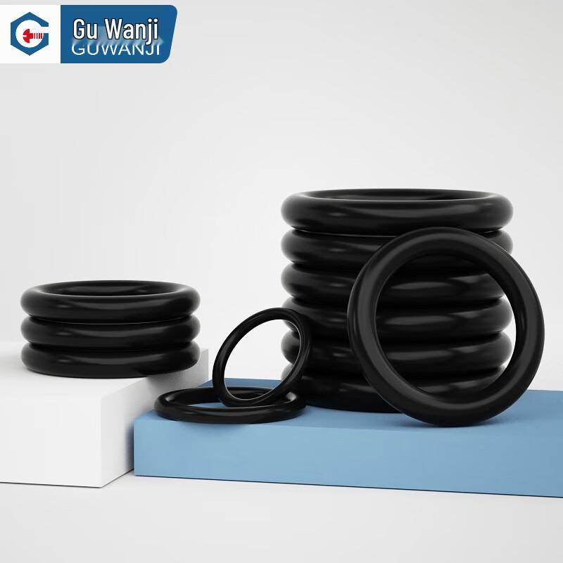 Guwanji GWJ-176 Nitrile Rubber O-Ring Seals M12x1.9 (100 pcs)