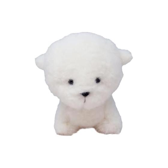Naito Design Institute Watapo Plush Toy Dog Nakama S Size Bichon Frize 48058