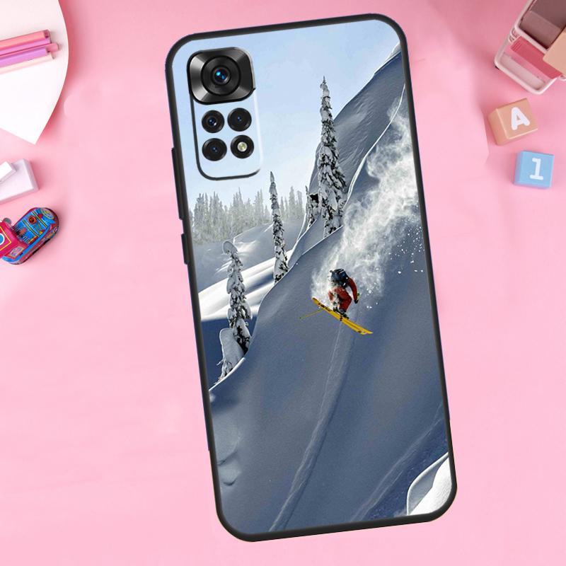 Ski Neige Snowboard Für Xiaomi Redmi Note 13 14 9 10 11 12 15 Pro Plus Handyhülle Für Redmi 15 C 14C 10C 12C 13C