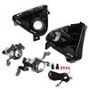 Fog Lamp Assembly with Bracket 45‑55LM LED Daytime Running Light Replacement for Accent 2021+