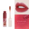 VIBELY Fumo Leggero Opaco Velluto Opaco Lip Slush Impermeabile Lunga Durata Lucidalabbra Bianco
