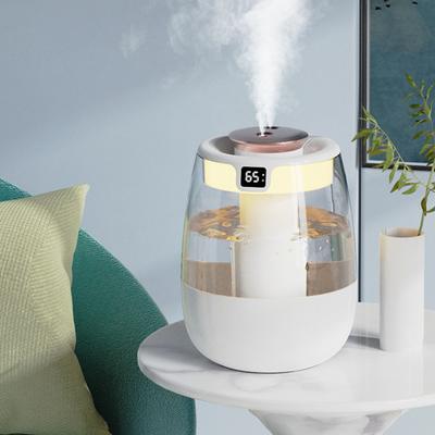Nawilżacz Powietrza 1300Ml Nawilżacz Aromatyczny Podwójny Port Rozpylający Dyfuzor Olejków Eterycznych Nawilżacz Wody USB Z Lampką Do Domu Biura