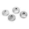 4Pcs Oil Filter Wrench Aluminum Alloy Efficient Oil Filter Cap Removal Tool Replacement For Bluebird