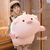 Extra Large Super Soft Pig Plush Toy - Lying Pig Hugging Pillow for Sleeping and Backrest