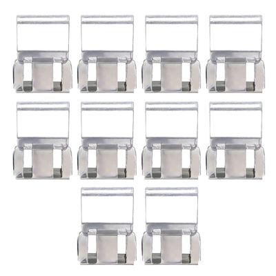 10Pcs Acrylic Pants Length Adjuster Clip Invisible Trouser Pants Shortener Clip for Jeans Pants Trousers To Make Shorter