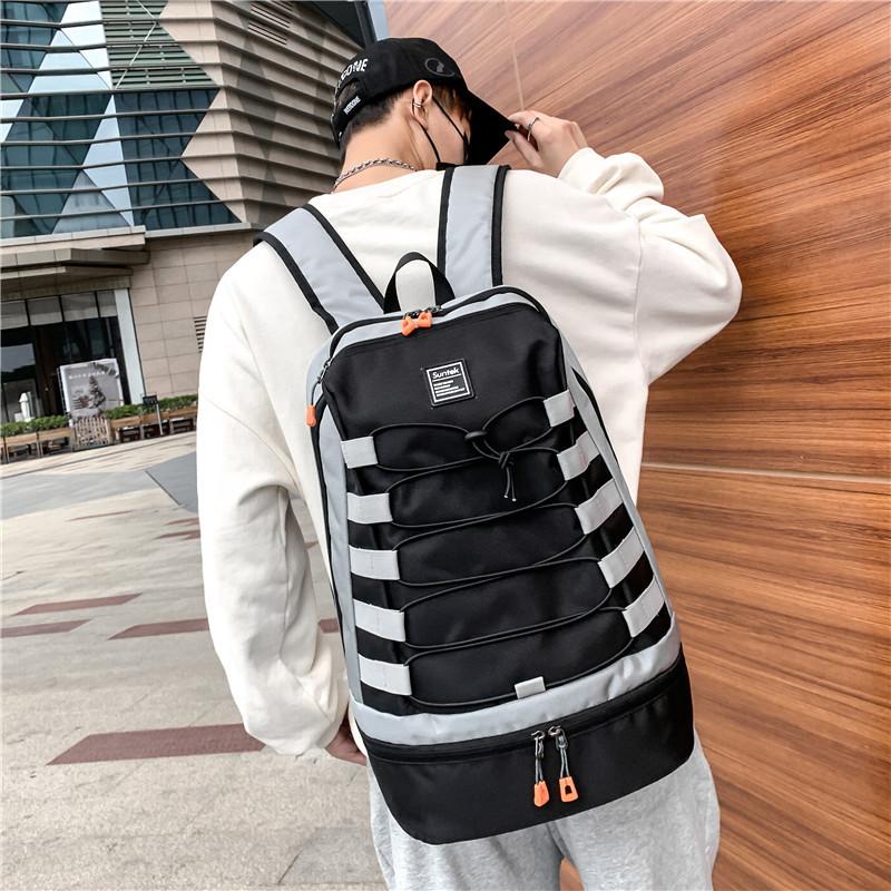 Autumn and Winter New College Student Schoolbag Men's Backpack Large Capacity College Style Outdoor Travel Bag