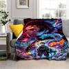 Demon Slayer Tanjiro Anime Art Blanket Home Decor Suitable For All Seasons Office Rest Blanket Bedroom Nap Blanket