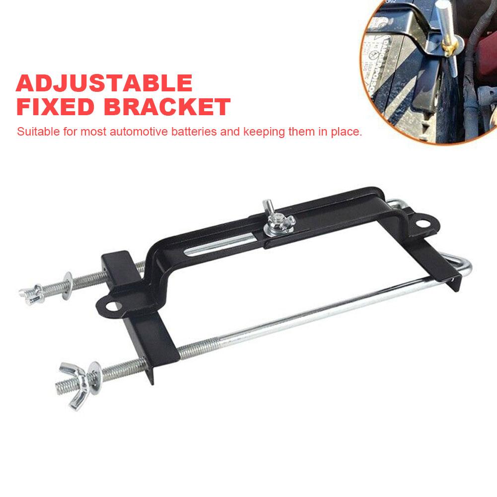 Verstellbare Halterung Korrosionsbeständig Batteriehalterung Rostfrei Batteriebefestigungshalterung Verdickt für Yacht LKW