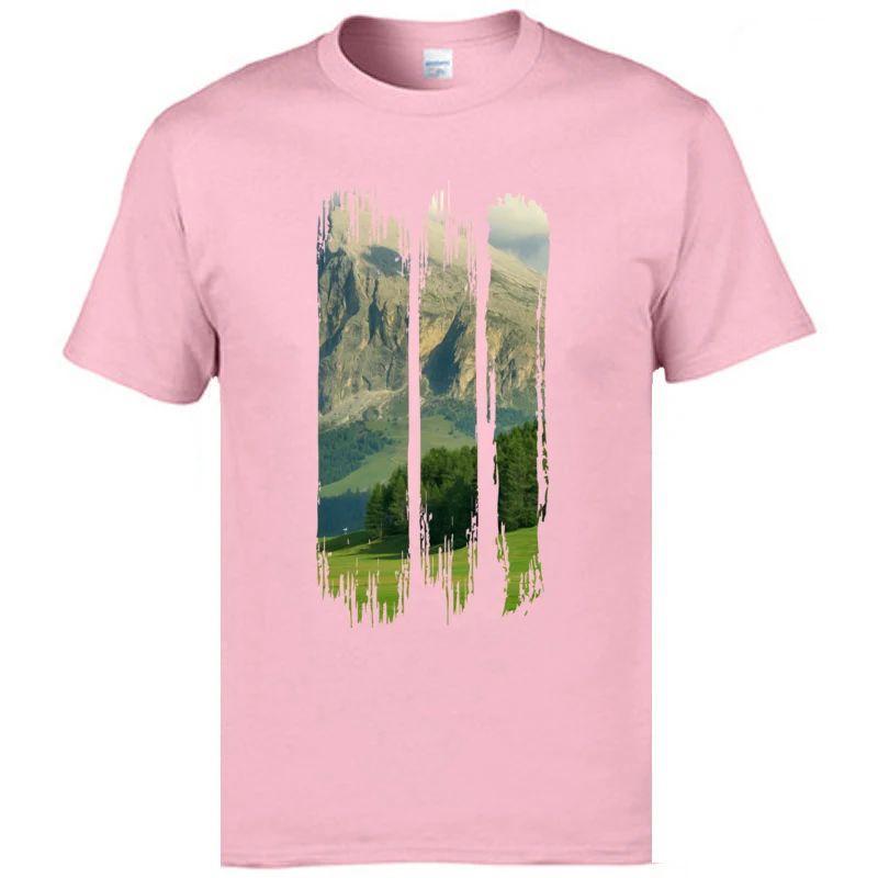 Men's 100% Pure Cotton Casual and Versatile Solid - Color Short - Sleeved T - Shirt for Summer