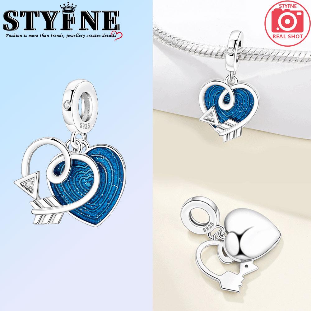 

Copper Blue Star Moon Sun Universe Compass Charms Beads Pendant For Original Bracelet Woman Girl Jewelry