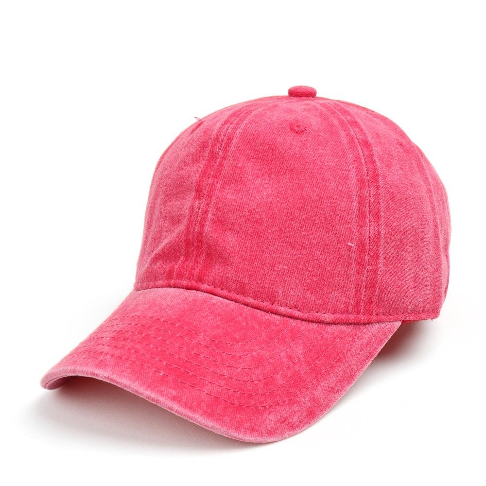 

Винтажная выстиранная бейсболка, повседневная модная шляпа с козырьком от солнца, регулируемая унисекс-шляпа для папы, спортивный аксессуар, аксессуар для одежды Adjustable арбуз красный