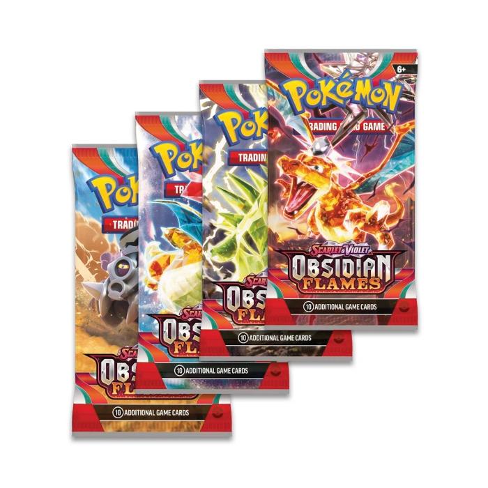Pokemon TCG Kártyacsomag: &V - Obsidian Lángok - Erősítő Csomag (1 csomag)