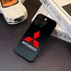 Funda de Teléfono de Lujo para Coche M-mitsubishis Para 16 Pro Max Iphone 17 Pro Max 14 15 Plus 12 13 11 Pro Xr X Xs SE Cubierta Trasera
