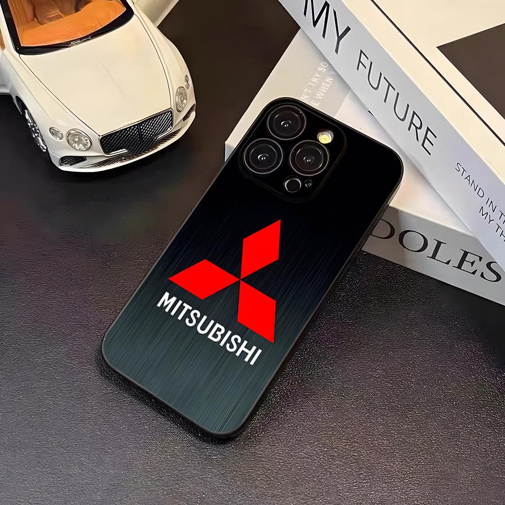 Funda de Teléfono de Lujo para Coche M-mitsubishis Para 16 Pro Max Iphone 17 Pro Max 14 15 Plus 12 13 11 Pro Xr X Xs SE Cubierta Trasera
