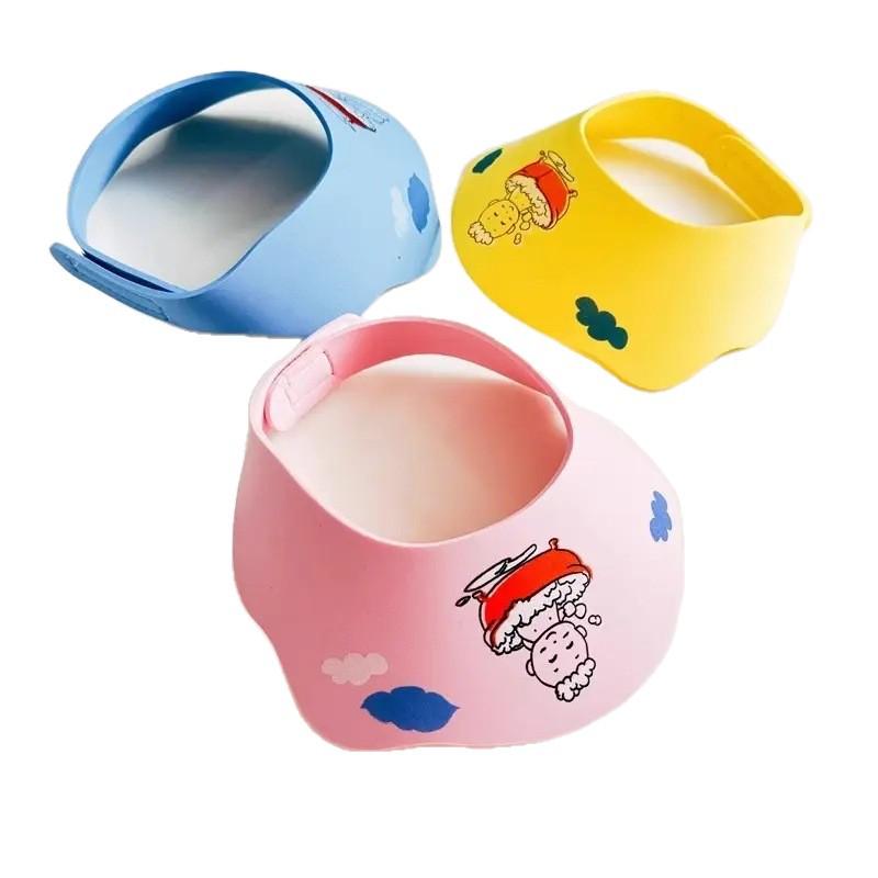 Czapka kąpielowa dla niemowląt: Regulowany czepek do mycia włosów dla niemowląt z ochroną uszu