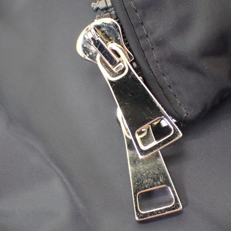 MONCLER  D10934910105_54543 Mod coat Navy polyester Women