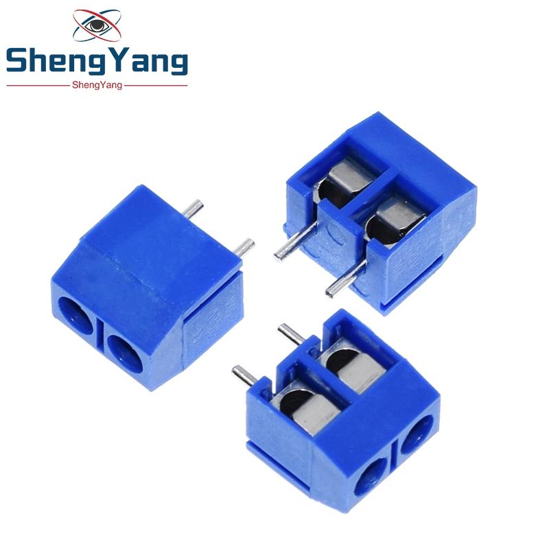 TZT 10/30/50pcs KF301-2P 301-2P 2 Pin Plug-in Screw Terminals-Block Connector 5.08mm 2 Pin Screw Terminals-Block good