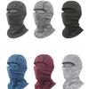 Warm Cycling Mask Motorcycle Mask Helmet Head Cover Balaclava With Fleece Windproof Neck Cover Cold Ski Mask Winter