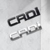 Qtxgl4 Car Sticker CRDi Logo 3D Decal Body Decoration Badge Rear Trunk Emblem For Tucson Accent Sonata Sorento Carens Carnival Sportage