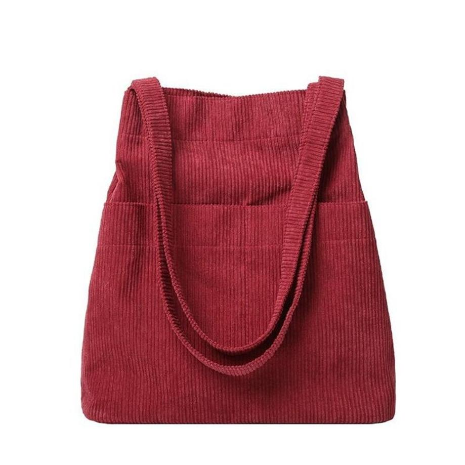 1 Pcs Large Capacity Women's Bag Twill Canvas Commuter One Shoulder Handheld Casual Small Design Simple Lazy Shopping Bags