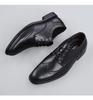 Men's Formal Brogue Leather Shoes - British Style, Large Size, Casual