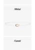 Simple Retro-Style Women's Slim Leather Belt - Fashion Accessory