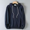 Clearance of Export Surplus: Men's Autumn and Winter Fleece-Lined Thick Hooded Sweatshirt, Loose Casual Long-Sleeve Jacket