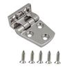 1 Set Heavy Duty Boat Hinges 316 Stainless Steel Offset Short Side Hinges 2 Boat Hinge With Screws Furniture Hardware Tools