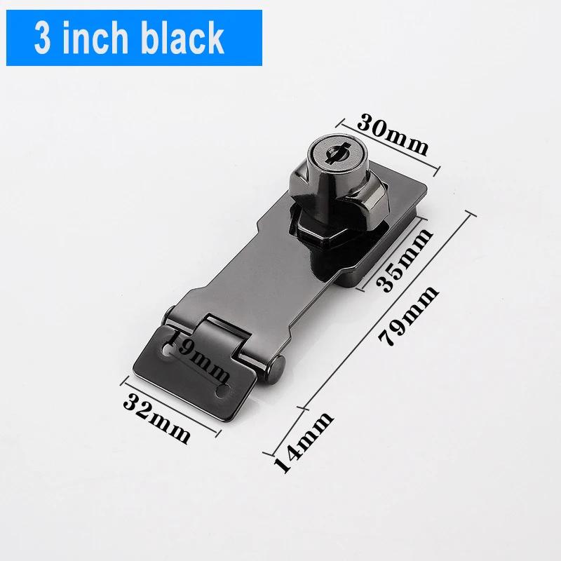 Keyed Hasp Locks Cabinet Locks with Keys,Twist Knob Keyed Locking Hasp,for Drawer,Cabinets Suitable for Use in Various Cabinets