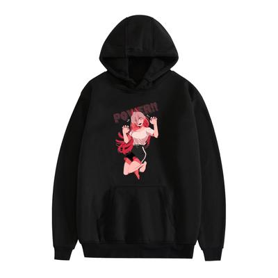 New Fashion Chainsaw Man Hoodies Cartoon Printed Sweatshirts Casual Long Sleeve Tops for Men Women