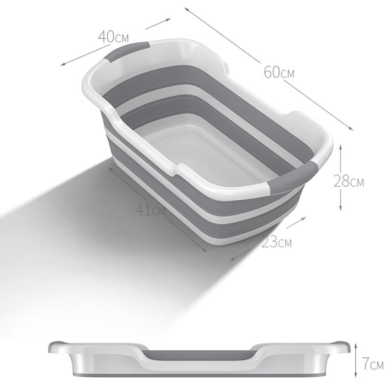 Safety Security Cat Dog Bath Baby Shower Portable Silicone Pet Bath Tubs Bath Accessories Baby Folding Non-Slip Bathtub