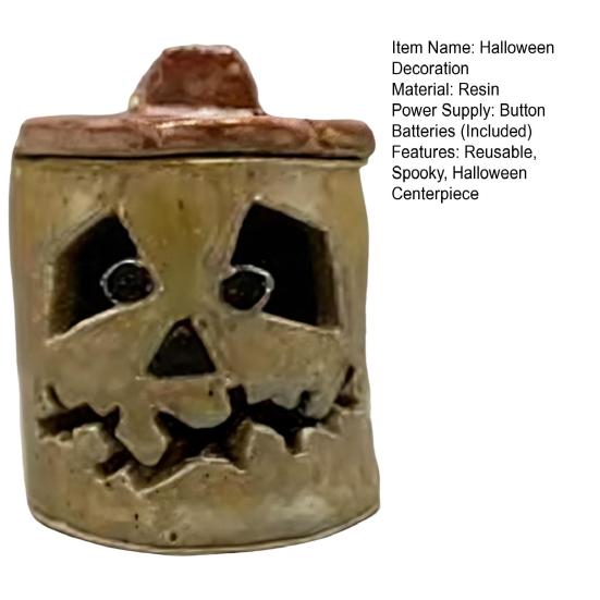 Halloween Ghost Night Light Spooky Ghost Centerpiece Light-up Hollow Ghost Decoration for Festive Party Mantels Shelves Decor
