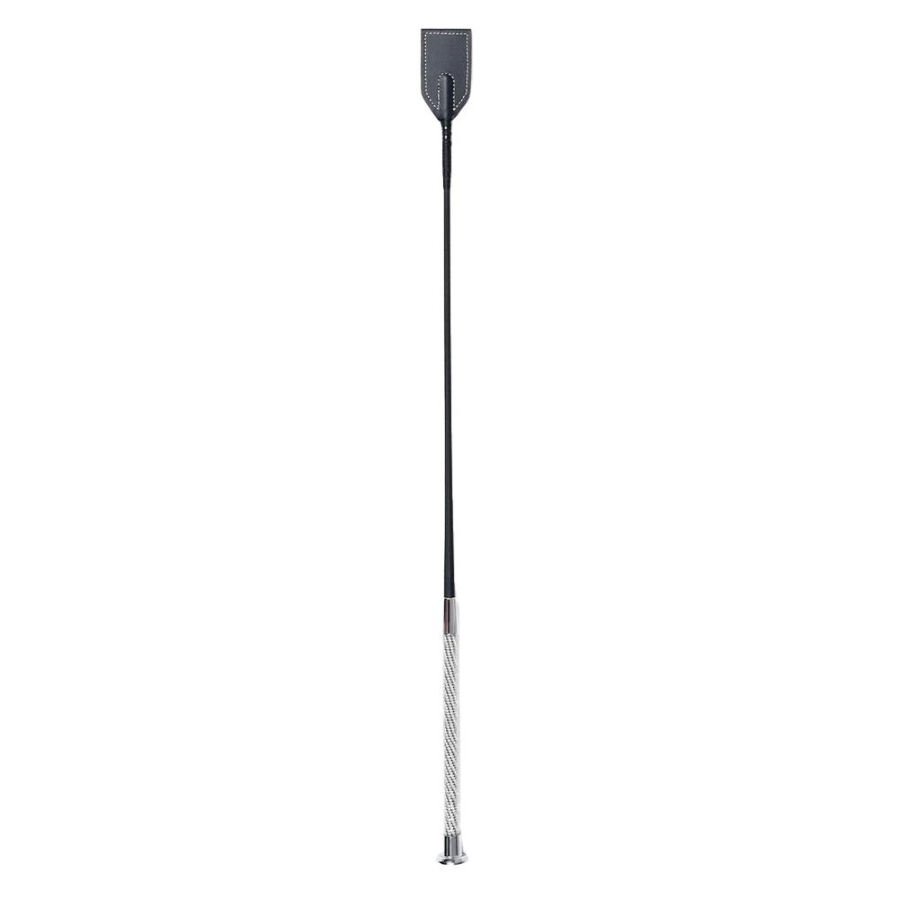 Dublin Embossed Leather Horse Riding Whip