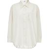 2025 Summer Women's Loose Fit Solid Lapel Long-Sleeve Shirt