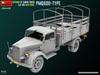 MiniArt German Army Cargo Truck Type PmQ600 Plastic Model Kit MA35449 1/35 WW.II 3-ton 3.6-36S Mid-Production