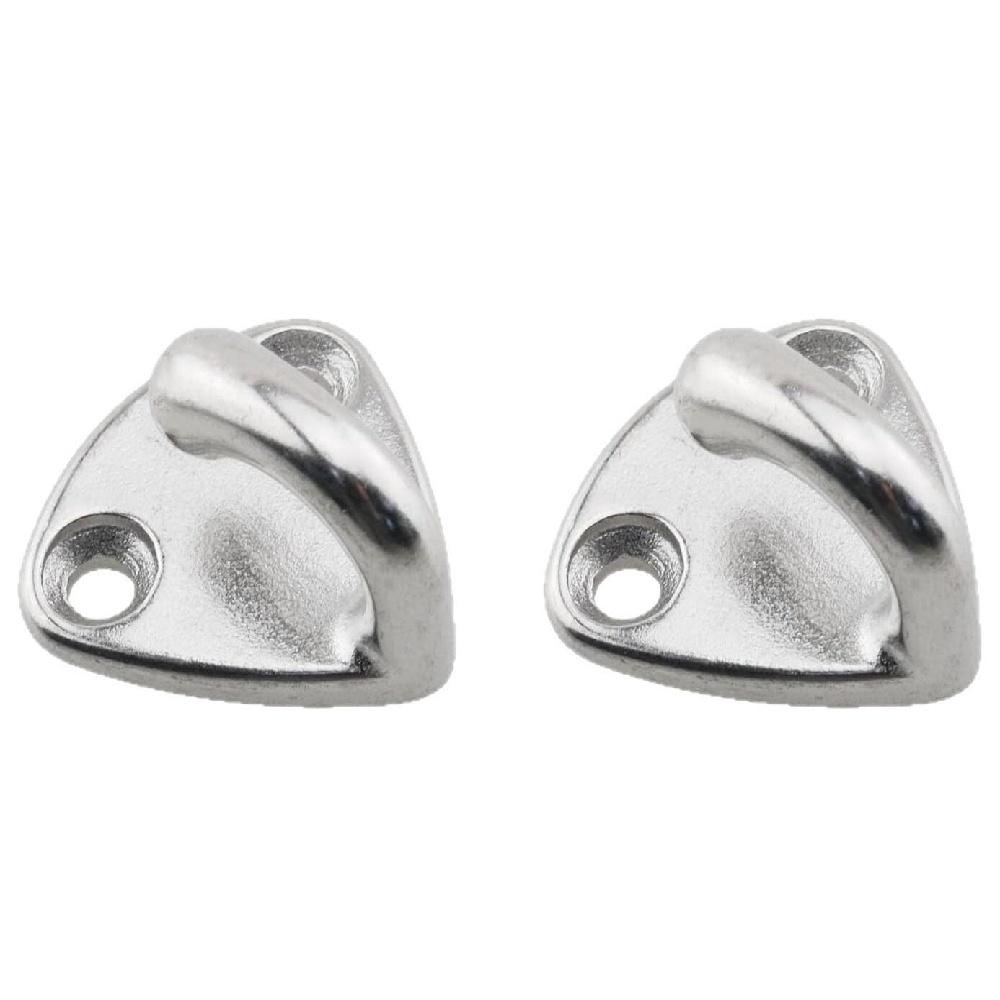 4 Pack Fender Hooks, Marine Grade 316 Stainless Steel Safety Fender Hooks Boat Clothing Boat Cap Hardware With Screws
