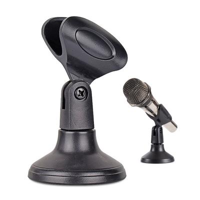 Support de microphone à rotation à 360 degrés, universel, léger, de bureau, sans fil, support de microphone à condensateur pour salle de réunion