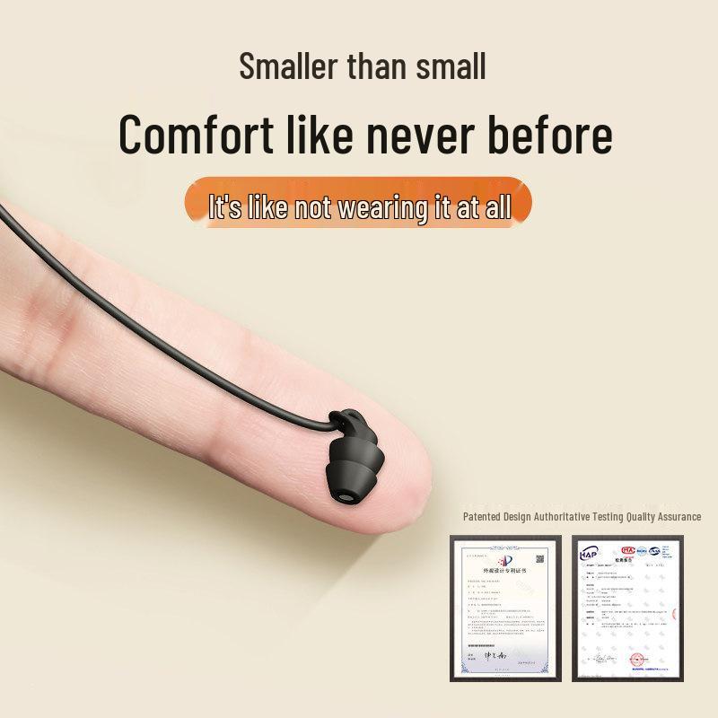 ASMR Sleep Aid Noise-Cancelling Wired Earbuds for Apple, Huawei, iPhone 15/16, Type-C