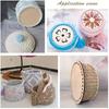 DIY Wooden Basket Bottom Blank Solid Crochet Base for Basket Weaving Craft Making Home Decorative Supplies