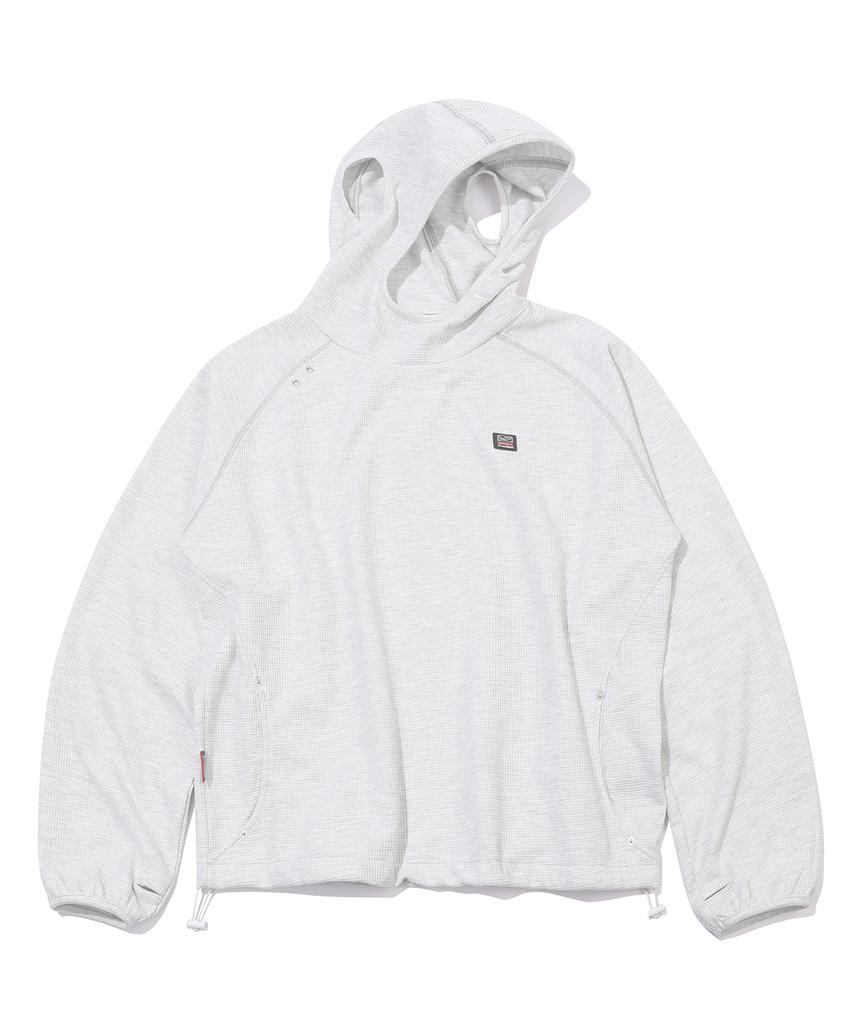 Sc Waffle Year-Open Hoodie (1% Gray)