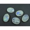 186Cts. Natural  Rainbow Moonstone Oval Cabochon Loose Gemstone 8Pcs Lot C-3856