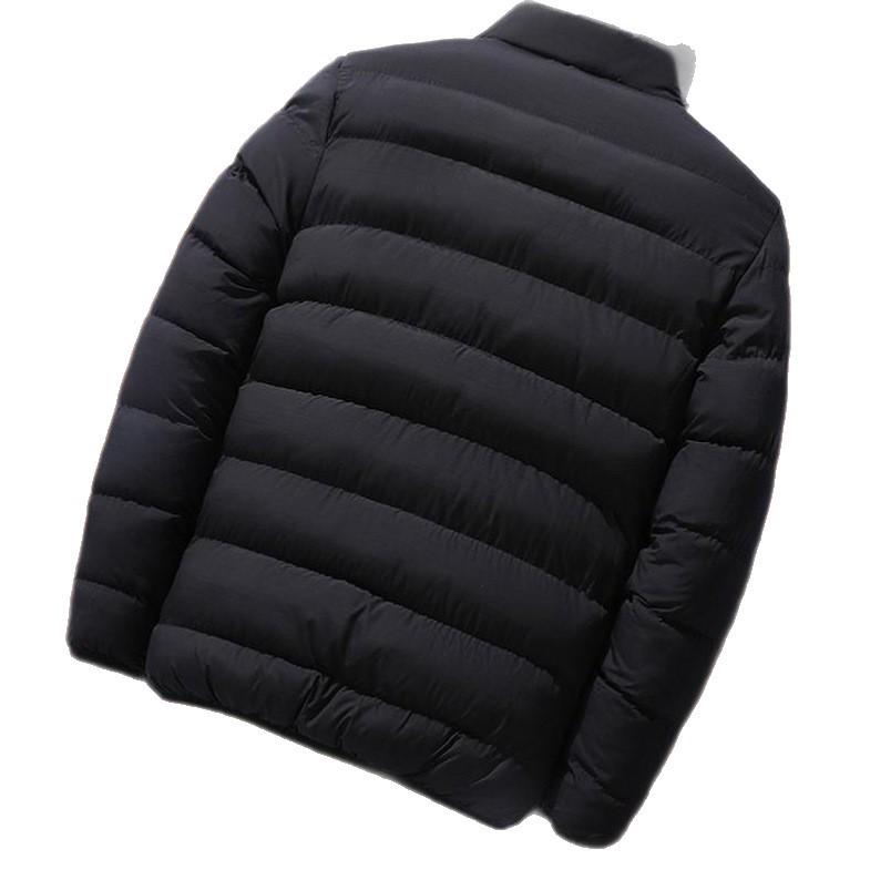 Giacca Sportiva da Uomo Ispessita Autunno/Inverno con Collo Alto Imbottita in Cotone - Cappotto Caldo Casual da Esterno