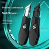 25° Slant Edge Nail Clipper Wide Opening Stainless Steel Eagle Beak Oblique Toe Nail Trimmers Professional Toenail Tools