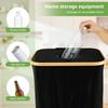 105L Trash Can Kitchen Household Recycling Bin Foldable Oxford Cloth Large Capacity Collecting Bottle Portable Recycling