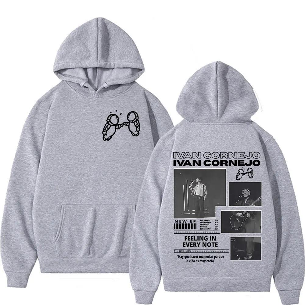 2025 Berühmter Sänger Bedruckter Grafik Samt-Hoodie Herren und Damen Mode Langarm Sportshirt Lässiger Lockerer Hoodie Top